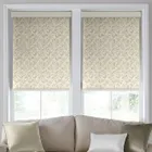 Laura Ashley Willow Leaf Translucent Made To Measure Roller Blind Natural