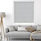 50mm Soft Steel & Lunar Wooden Blinds