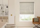 Chevron Stripe Taupe - Twist&fit Roman Blind