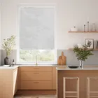 Perfect Fit L-shaped Studio Brushed Silver Venetian Blind - 25mm Slat