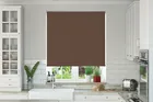 Oxford Safe+ Brown - Fire Retardant & Moisture Resistant Roller Blind