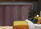 Trinity (blackout) Plum - Vertical Blind
