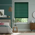 Velvet Jade Green Roman Blind