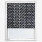 Orla Kiely Linear Stem Liquorice Roman Blind
