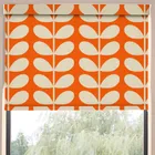 Orla Kiely Jumbo Solid Stem Translucent Made To Measure Roller Blind Tomato