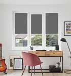 Luna Graphite 25mm Perfect Fit Pleated Blinds