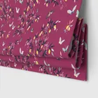 Sara Miller Butterflies & Trellis Purple Motorised Blinds Uk