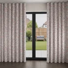Laura Ashley Blossoms Pale Steel Wave Curtain Blinds Uk