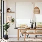 Chennai Linen White Double Roller Blind