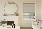 Delicate Chevron Hessian - Twist&fit Roman Blind