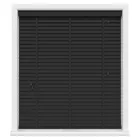 Satin Black Luxury Real Wood Uk - Wooden Blinds
