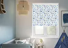 Dino Land Blue Denim - Roller Blind