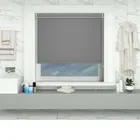 Shower Safe Granite No Drill Roller Blind