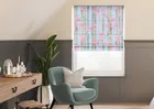 Birch Tree Velvet Spring Pastels - Roman Blind