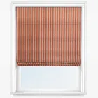 Rowing Stripe Paprika Roman Blind