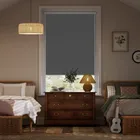 Stick On Sevilla Blackout Anchor Grey Roller Blind