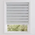 Dayspring Light Grey (blackout/sheer) Day & Night Roller Blinds