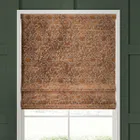 William Morris Compton Silhouette Velvet Made To Measure Roman Blind Terracotta