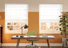 Pavia Voile White Primrose - Twist&fit Roman Blind