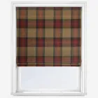 Moon Skye Claret Roman Blind