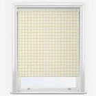Sonova Studio Gingham Butter Yellow Roller Blind