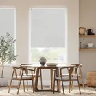 Perfect Fit L-shaped Essence Silver Grey Venetian Blind - 25mm Slat