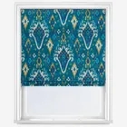 Boho Teal Roman Blind