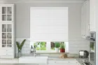 Concorde True White Wood Grain - 50mm Slat Faux Wooden Blind