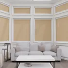 Perfect Fit No Drill Metal Blind - Honey - 25mm