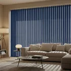 Shona Midnight (blackout) Blackout Vertical Blinds