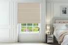 Joplin Cream - Patterned Twist Fit No Drill Roman Blind