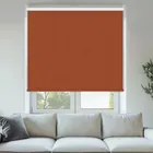 Vibe Blackout Burnt Orange Roller Blinds - Shop Now