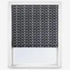 Orla Kiely Linear Stem Liquorice Roman Blind