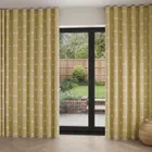 Sophie Allport Dragonfly Deep Mustard Wave Curtain Blinds Uk