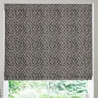 Lyra Metallic Spot Made To Measure Roman Blind Ebony