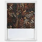 Casamance Pae Noir Ocre Roman Blind