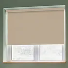 Atlantex Dark Beige Flame Retardant Roller Blinds