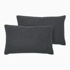 Lana Boucle Granite Cushion 50cm X 30cm
