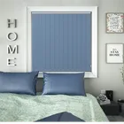 Bedtime Dusky Blue Vertical Blind