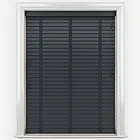 Opulence Anthracite With Anthracite Tapes Wooden Venetian Blind