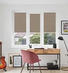Halo Praline 25mm Perfect Fit Pleated Blinds