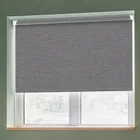 Linenweave Charcoal (blackout) Grip Fit Roller Blinds