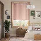 Cadence Stripe Fuji Red Roller Blind