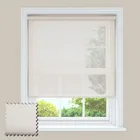 Delicate Frost White Voile Roller Blinds