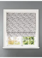 Lunaria Dusk Leaf Pattern Roman Blind