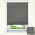 Paris Slate Grey Roman Blinds