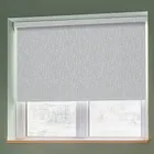 Ribbons Asc Pewter Light Filtering Roller Blinds