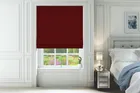Monti Rosso Red - Luxury Chenille Roman Blind