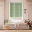 Twist2go Hand Painted Stripes Hawthorn & Dark Green Roller Blind