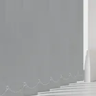 Aqualush Grey Pvc Vertical Blind